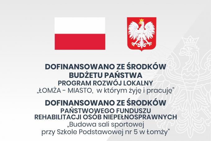 Budowa sali sportowej przy Szkole Podstawowej nr 5 w Łomży