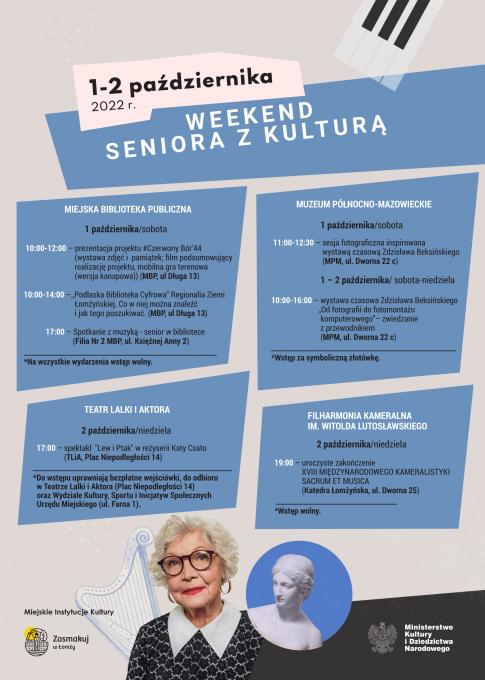 Weekend seniora z kulturą