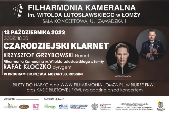 Czarodziejski klarnet w Filharmonii Kameralnej w Łomży