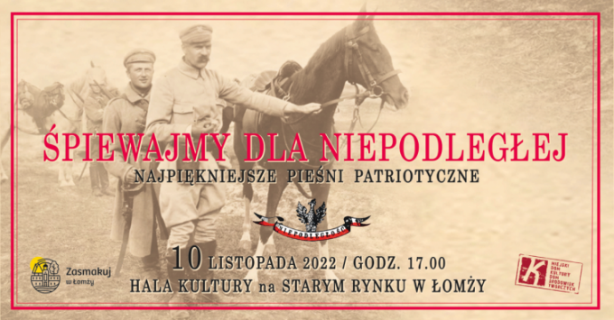 Patriotyczne śpiewanie w Hali Kultury