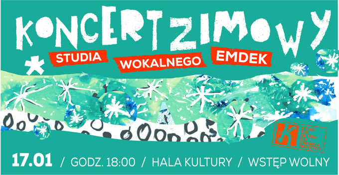 Koncert Zimowy Studia Wokalnego eMDeK w Hali Kultury!