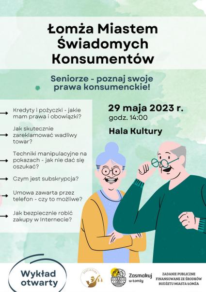 Młodzież i seniorzy z Łomży poznają prawa konsumentów