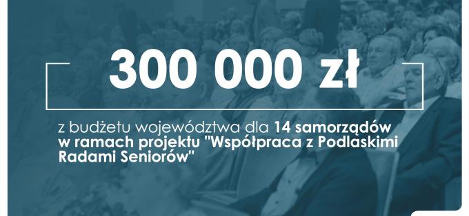 30 tys. zł na działania dla seniorów