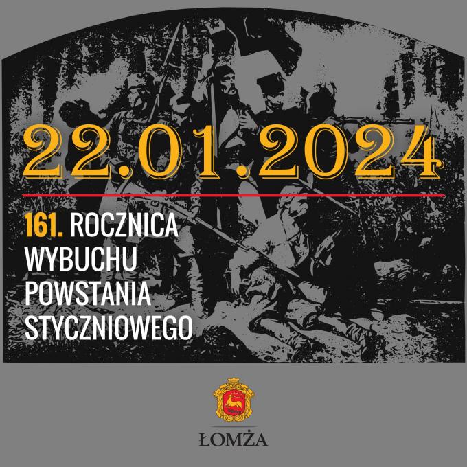 Program uroczystości w rocznicę wybuchu Powstania Styczniowego