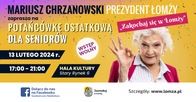 Potańcówka ostatkowa dla seniorów