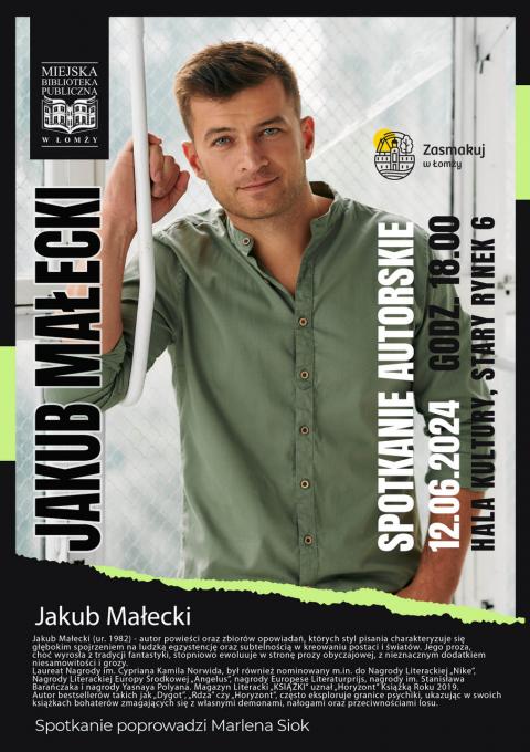 Jakub Małecki – spotkanie autorskie