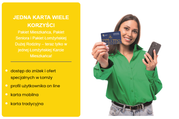 2 miesiące Łomżyńskiej Karty Mieszkańca