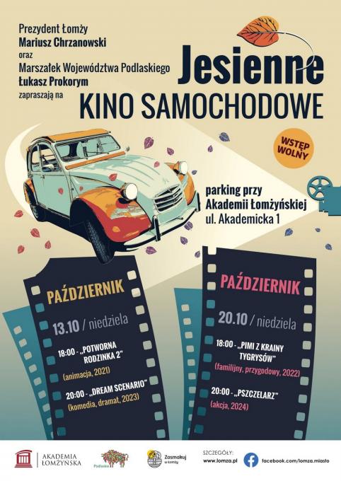Jesienne Kino Samochodowe