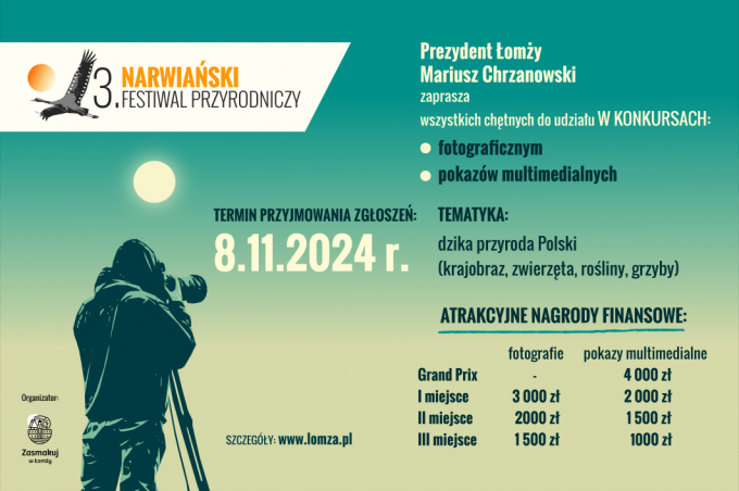 Rusza nabór do 3. Narwiańskiego Festiwalu Przyrodniczego