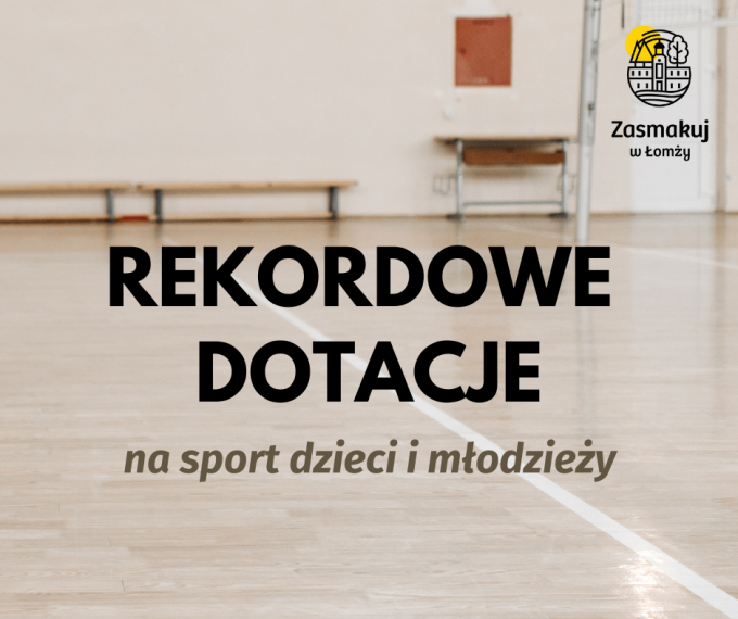 Rekordowe dotacje na sport dzieci i młodzieży