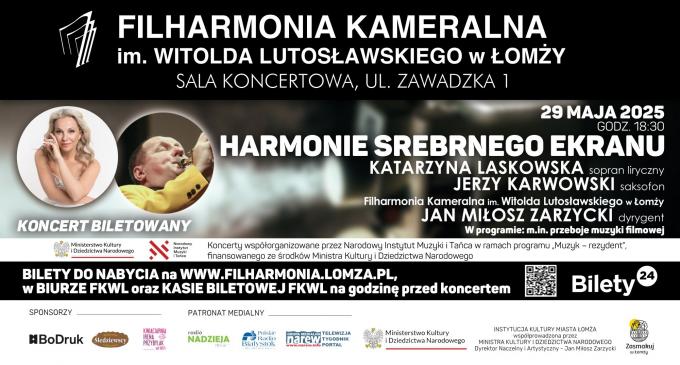 Harmonie srebrnego ekranu w Filharmonii Kameralnej w Łomży