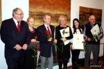 Prezydent Łomży Mieczysław Czerniawski, Anna Bureś, Antoni Mieczkowski, Beata Antoniuk, Julita Fabiszewska 