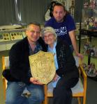 Fot: Polish Heritage Trust Museum w Auckland. Od lewej – Marek Lechowicz, Janina Różycka, Michał Chojak