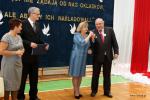 Wicekurator Oświaty Wiesława Ćwiklińska i Prezydent Łomży Mieczysław Czerniawski otworzyli X Zjazd Podlaskiej Rodziny Szkół im. Jana Pawła II