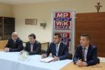 Prezydent Łomży podczas spotkania w Miejskim Przedsiębiorstwie Wodociągów i Kanalizacji