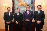 Drugi od lewej Agustín Núñez Martínez, ambasador Królestwa Hiszpanii