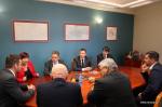 Spotkanie czeskiej delegacji u Prezydenta Łomży Mariusza Chrzanowskiego