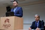 Prezydent Łomży Mariusz Chrzanowski i dr hab. Krzysztof Prokop z PWSIiP