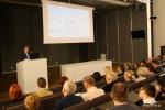 Gość specjalny konferencji Krzysztof Kosiński, zastępca dyrektora w Biurze Pełnomocnika Rządu do Spraw osób Niepełnosprawnych