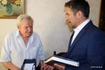 mjr Mieczysław Bruszewski i z-ca prezydenta Andrzej Garlicki