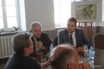 Dyrektor Szpitala Wojewódzkiego Roman Nojszewski oraz prezydent Łomży Mariusz Chrzanowski