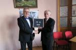 Emilian Kudyba i profesor Lwowskiego Uniwersytetu Antoni Gamota