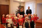 Wizyta maluchów sprawiła dużą radość prezydentowi