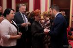 Prezydent Łomży Mariusz Chrzanowski na opłatku z pracownikami oświaty
