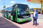 funkcjonowanie autobusu elektrycznego sprawdzał z-ca prezydenta Andrzej Garlicki