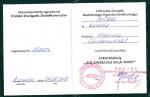 Prezydent z odznaką od działkowców