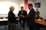 Awansów nauczycielom pogratulowali: prezydent Mariusz Chrzanowski i jego zastępca Andrzej Stypułkowski