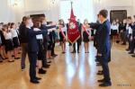 ślubowanie uczniów klas pierwszych I Liceum Ogólnokształcącego w Łomży