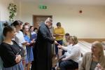 Spotkanie z ukraińskimi uchodźcami w ośrodku Caritas Diecezji Łomżyńskiej w Ptakach