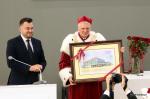 prezydent Łomży Mariusz Chrzanowski i rektor Akademii Łomżyńskiej dr hab. Dariusz Surowik, prof. AŁ