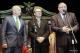 Członek Zarządu Województwa Podlaskiego Jacek Piorunek, Dyrektor Teatru Lalki i Aktora Jarosław Antoniuk oraz Prezydent Łomży Mieczysław Czerniawski