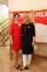 Ewa Sawicka (od lewej) i Bożena Wachowska (od prawej), przygotowywały uczniów do Wieczoru Patriotycznego