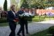 Wieniec składa Prezydent Łomży Mariusz Chrzanowski. Ob jego zastępcy - Agnieszka Muzyk i Andrzej Garlicki