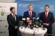 briefing prasowy z udziałem Wicepremiera Mateusza Morawieckiego, Prezydenta Łomży Mariusza Chrzanowskiego oraz zastępcy Prezydenta Andrzeja Garlickiego