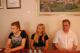 Magdalena Sepczyńska (sekretarz i menadżer klubu), Weronika Łuba (kapitan zespołu) oraz Artur Bałdowski (prezes klubu)