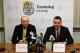 Michał Szabłowski, dyrektor Browaru w Łomży i prezydent Łomży Mariusz Chrzanowski