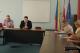 Zastępca prezydenta Łomży Andrzej Stypułkowski i naczelnik Wydziału Edukacji Urzędu Miejskiego w Łomży Paweł Piwowarski